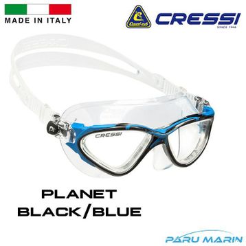 Cressi Planet Black Blue Yüzücü Gözlüğü