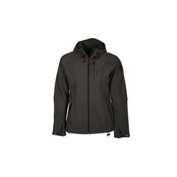 Cresta 1056-W Haki Outdoor Kadın Kapüşonlu Dynamic Softshell Ceket