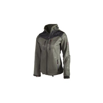 Cresta 1152 Haki Outdoor Kaplamalı ve Kapüşonlu Kadın Softshell Ceket