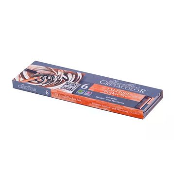 Cretacolor 40007 Oil Pencil Pocket 6'lı Metal Kutu Yağlı Çizim Kalemleri