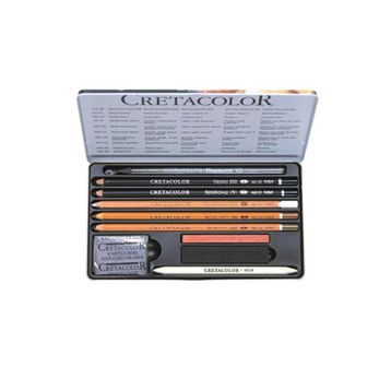 Cretacolor Artino 10'lu Metal Kutu 40020 Çizim Seti