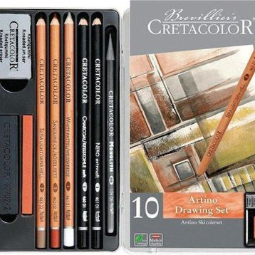 Cretacolor Artino 10'lu Metal Kutu 40020 Çizim Seti