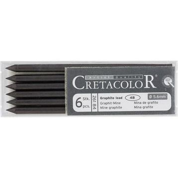 Cretacolor Graphite Portmin 5.6 mm 4B Fuzen Çubuk Yedek Uç