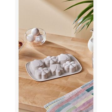 Crick Crack Harmony 6'lı Çiçekli Silikon Muffin Kalıbı