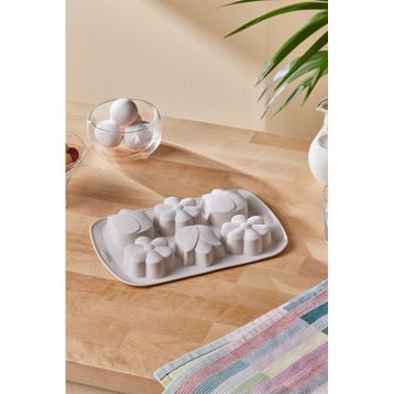 Crick Crack Harmony 6'lı Çiçekli Silikon Muffin Kalıbı