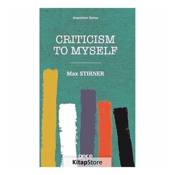 Criticism To Myself-Max Stirner