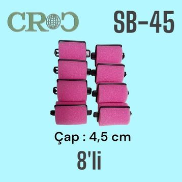 Croc Pembe Sb-45 8'li Sünger Bigudi