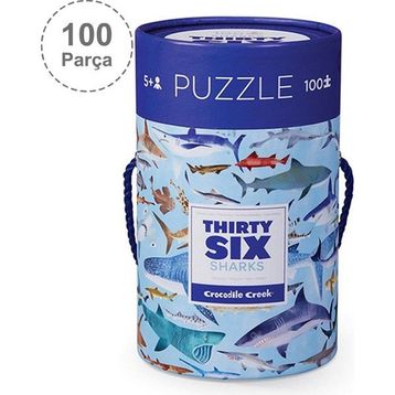 Crocodile Creek 100 Parça Köpek Balıkları Puzzle