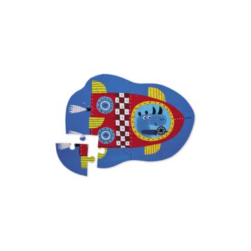Crocodile Creek Roket 12 Parça Puzzle