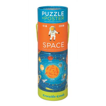 Crocodile Creek Uzay Poster Puzzle