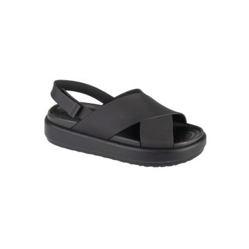 Crocs 209407-060 Brooklyn Luxe Cross Strap Siyah Kadın Terlik