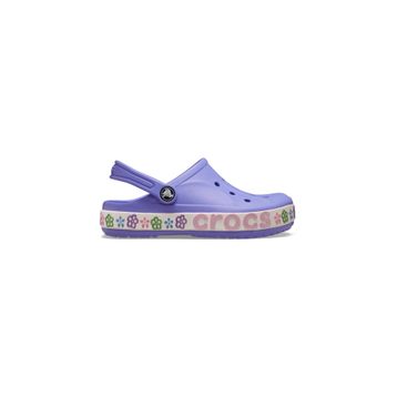 Crocs Bayaband Flower Band Clog K 211302-5PY Digital Violet Mor Kız Çocuk Terlik