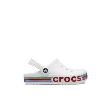 Crocs Bayaband Rainbow Glitter Clog K 209730-100 Beyaz Unisex Çocuk Terlik