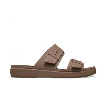 Crocs Brooklyn Buckle Low Low 211215-2Q9 Kahve Kadın Terlik