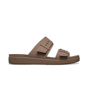 Crocs Brooklyn Buckle Low Low 211215-2Q9 Kahve Kadın Terlik