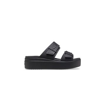 Crocs Brooklyn Buckle Low Wedge 207431-001 Siyah Kadın Terlik