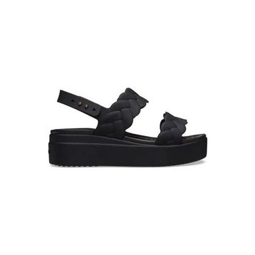 Crocs Brooklyn Woven Upper LW 209977-060 Siyah Kadın Sandalet