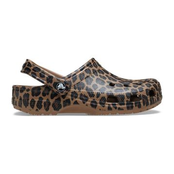 Crocs Classic Animal Clog 211800-2LD Sepya Leopar Unisex Terlik