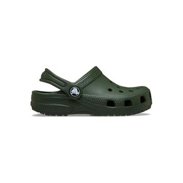 Crocs Classic Clog T 206990-3CM Field Green Yeşil Unisex Çocuk Terlik