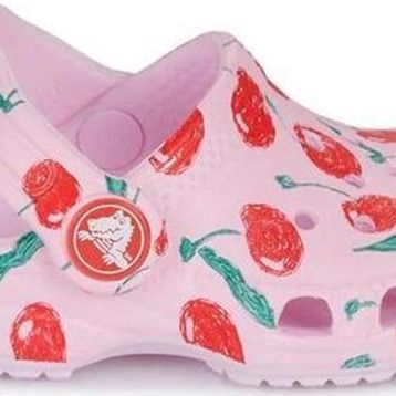Crocs Classic Fresh Fruits Clog T 211170-6ZW Pink Milk Pembe Unisex Çocuk Terlik