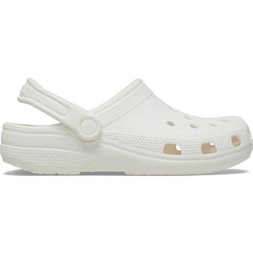 Crocs Classic Glitter 205942-100 Beyaz Unisex Terlik