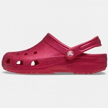 Crocs Classic Glitter Clog 205942-7CA Kırmızı Unisex Terlik