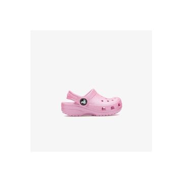 Crocs Classic Glitter Clog T 206992-6XE Pink Tweed Pembe Çocuk Terlik