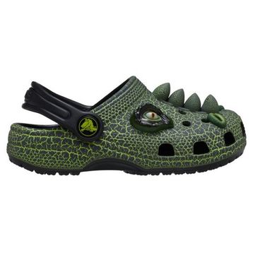 Crocs Classic I AM Scary Dino Clog T 211372-001 Siyah Çocuk Terlik
