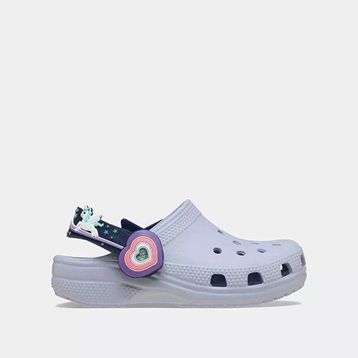 Crocs Classic Imagination Lights Backstrap Clog T 211892-5BO Frosted Grape Lila Çocuk Terlik