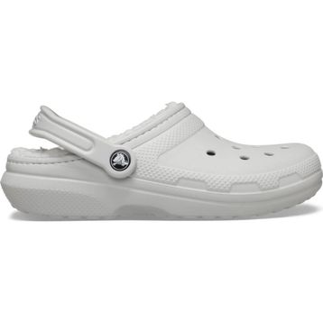 Crocs Classic Lined Clog 203591-1FT Gri Kadın Terlik