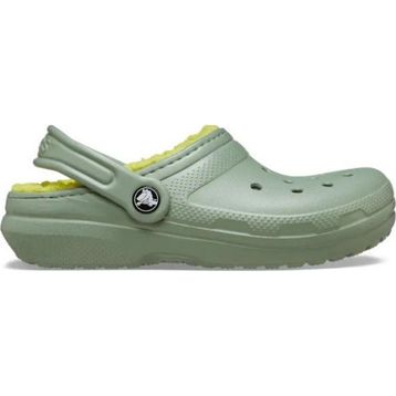 Crocs Classic Lined Clog K 207010-308 Yeşil Çocuk Terlik