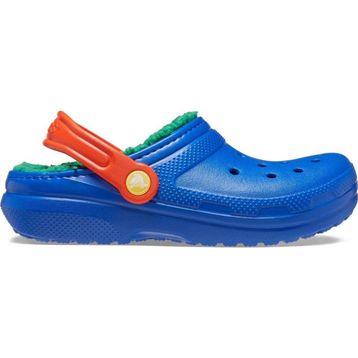 Crocs Classic Lined Clog K 207010-4LB Blue Bolt Mavi Çocuk Terlik