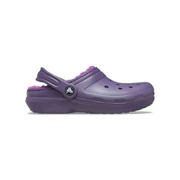 Crocs Classic Lined Clog K 207010-5CI Mor Çocuk Terlik