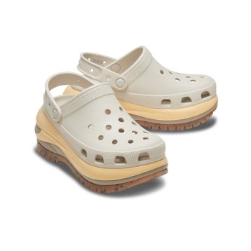 Crocs Classic Mega Crush Clog 207988-0LM Almond Tint Bej Çok Renkli Unisex Terlik