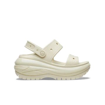 Crocs Classic Mega Crush Sandal 207989-2Y2 Bej Kadın Terlik