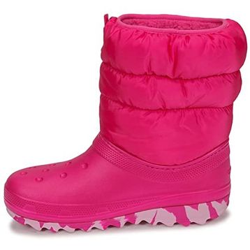Crocs Classic Neo Puff Boot K Candy Pink Çocuk Unisex Bot