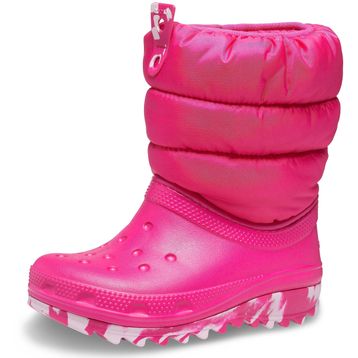 Crocs Classic Neo Puff Boot K Candy Pink Çocuk Unisex Bot