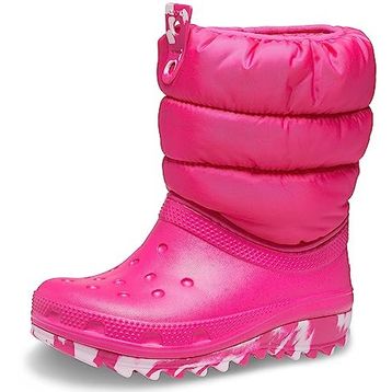Crocs Classic Neo Puff Boot K Candy Pink Çocuk Unisex Bot