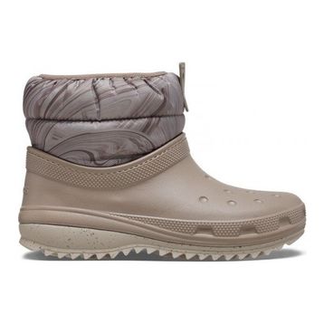 Crocs Classic Neo Puff Shorty Boot W 207311-195 Mushroom Kahverengi Kadın Bot