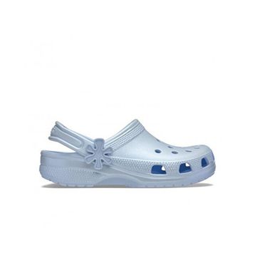 Crocs Classic Pearl Shine Clog K 212814-4WK Blue Frost Mavi Buzlu Unisex Çocuk Terlik