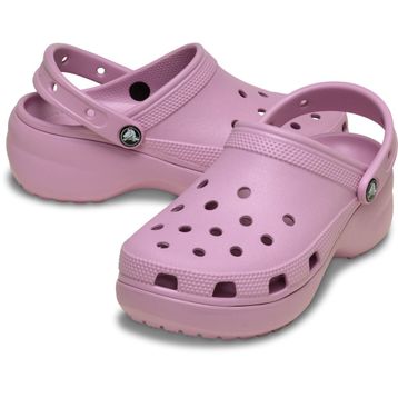 Crocs Classic Platform Clog 206750-5BX Lila Kadın Terlik