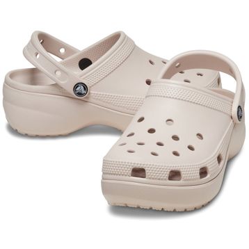 Crocs Classic Platform Clog 206750-6UR Pudra Kadın Terlik