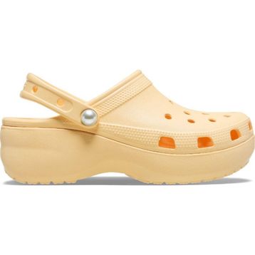 Crocs Classic Platform Pearl Clog 211231-78Z Turuncu Kadın Terlik