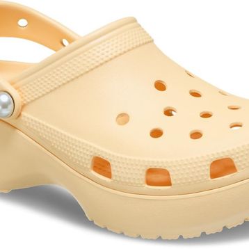 Crocs Classic Platform Pearl Clog 211231-78Z Turuncu Kadın Terlik
