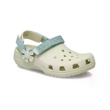 Crocs Clsc Dnm Flwr Adj Backstrapcgk 212511-2MD Bej Çocuk Terlik