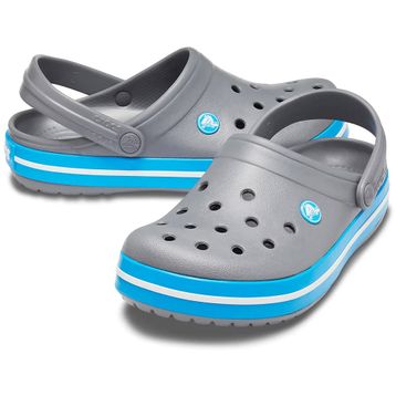 Crocs Crocband Clog 11016-07W Antrasit/Okyanus Gri Mavi Unisex Terlik