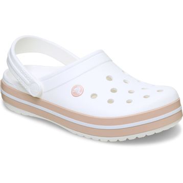 Crocs Crocband Clog 11016-1WE Beyaz/Pembe Karamel Unisex Terlik