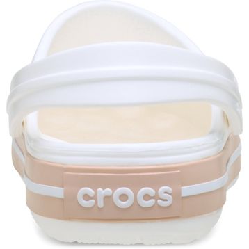 Crocs Crocband Clog 11016-1WE Beyaz/Pembe Karamel Unisex Terlik