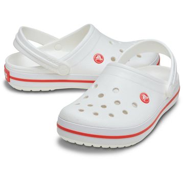 Crocs Crocband Clog 11016-1WF White/Starfish Beyaz Kırmızı Unisex Terlik