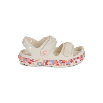 Crocs Crocband Cruiser Glow Confetti Band Sandal K 212527-2MK Summit White Guava Beyaz Pembe Unisex Çocuk Sandalet
